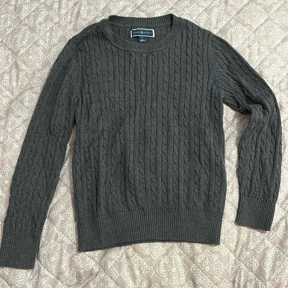 Karen Scott Grey Long Sleeve